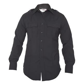 Men's Elbeco Distinction Long Sleeve Poly / Wool Shirt Navy
