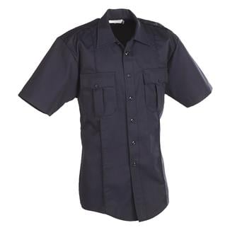 Men's Elbeco Tek3 Short Sleeve Poly / Cotton Twill Shirt Midnight Navy