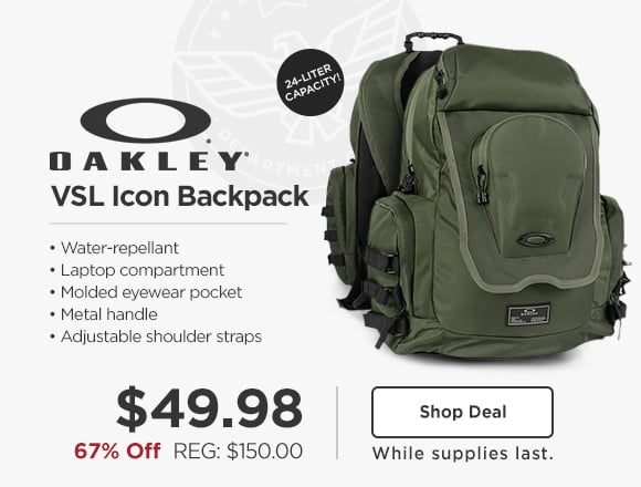 Oakley VSL Icon Backpack 67% off