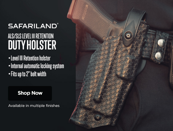 Safariland ALS/SLS Level III Retention Duty Holster. Shop Now
